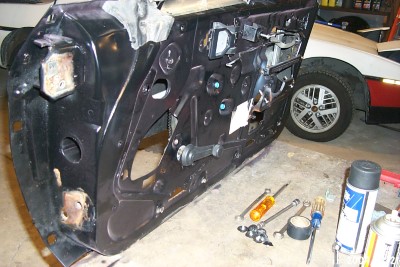 fiero power door mod