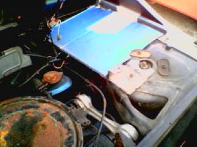 fiero rain gaurd for engine compartment