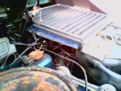 fiero rain gaurd for engine compartment